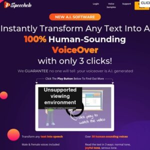 Speechelo - The Best Text To Speech Softare 