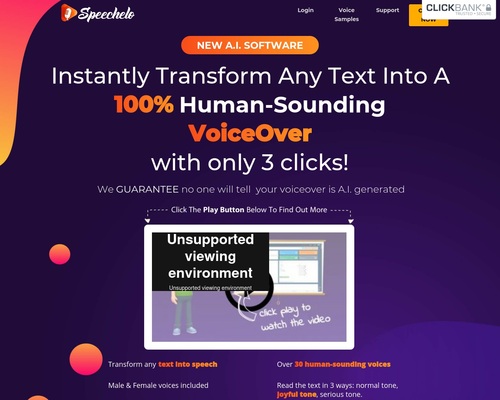 Speechelo - The Best Text To Speech Softare 