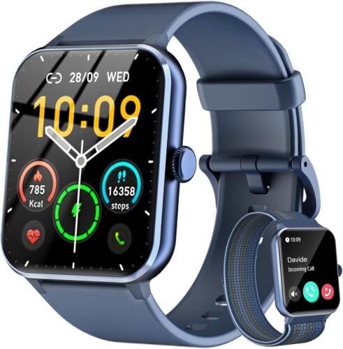 2024 Smart Watch For Men/Women Waterproof Smartwatch Bluetooth iPhone Samsung