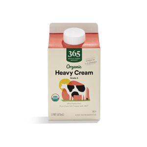 Whole Foods Market 365 Heavy Cream Organic 16 Ounce