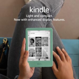 Amazon Kindle 16 GB: Lightest and Most Compact E-reader with Glare-Free Display, Fast Page Turns, Adjustable Front Light, and Extended Battery Life