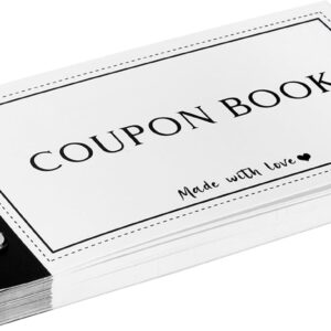 Personalized Blank Coupon Book for Him or Her: 30 Customizable Vouchers for Any Occasion