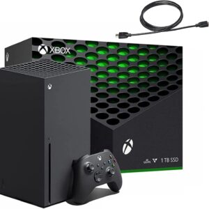 Microsoft Xbox Series X 1TB Gaming Console with Wireless Controller, Backward Compatible, 4K Gaming, 120 FPS, HDMI Cable