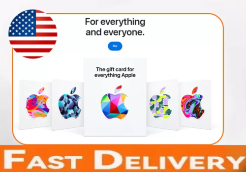 Apple Gift Card App Store iTunes Value in USD $15.20.25.50.100 for US Only