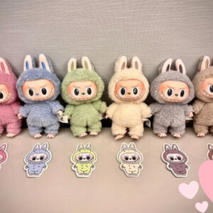 Authentic Pop Mart Labubu Plush Dolls: Exciting Macaron Blind Box Toys