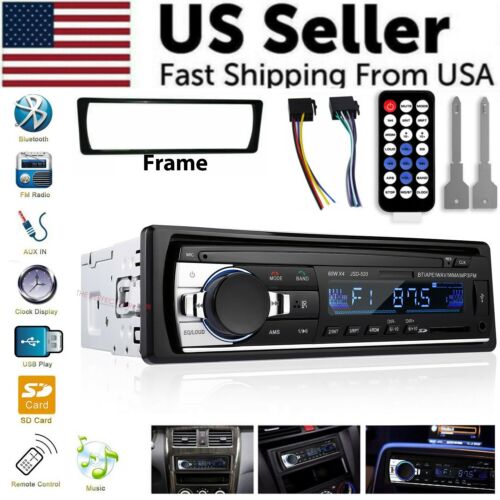 Bluetooth Car Stereo In-Dash FM Aux Input Receiver with SD and USB MP3 Radio Player