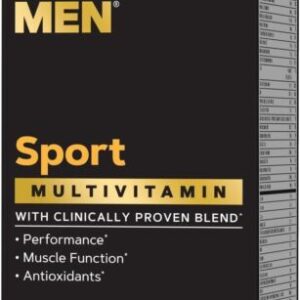 GNC Mega Men Sport Multivitamin for Enhanced Performance and Muscle Function - 180 Count