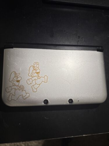 Nintendo 3DS XL Year of Luigi Edition Silver Handheld Gaming Console for Sale