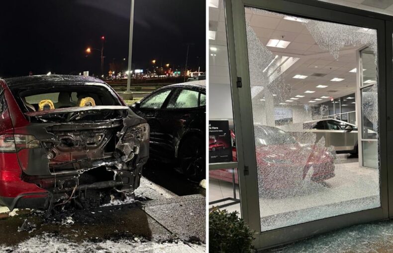 Oregon Tesla Dealership Fire Investigated as Arson