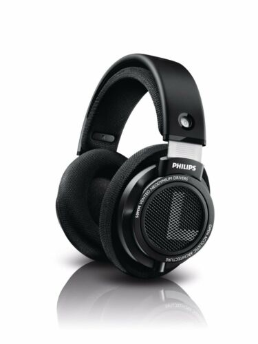 Philips SHP9500 Open Back HiFi Precision Stereo Over the Ear Headphones in Black