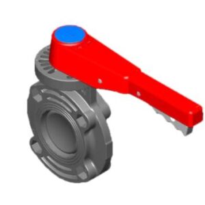Spears Butterfly Valve with Lever Handle and Dry Stem 722311-060C