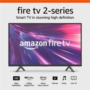 Amazon Fire TV 32-Inch 2-Series HD Smart TV with Alexa Voice Remote for Streaming Live TV without Cable