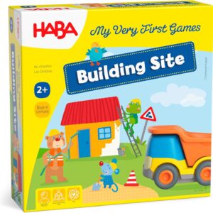 Toddler Learning Games: HABA My Very First Games Building Site for 2+ Year Olds with Included Toy Truck