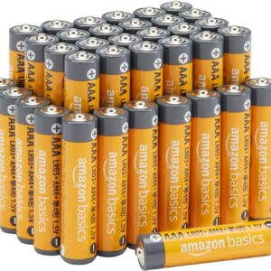 Amazon Basics AAA Alkaline High-Performance Batteries 1.5 Volt 10-Year Shelf Life 36 Count Pack