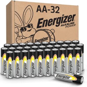 Energizer AA Alkaline Batteries, 32-Count, Double A Power