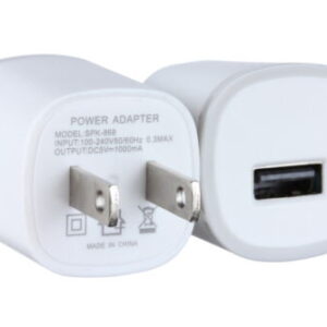 Akiko Electronics Universal USB Power Charger with Rapid Speed and Matte White Finish