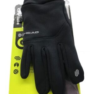 Sensatec Gloves for Running and Multi-Sport Activities: Head Unisex Black