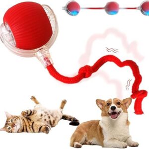 Automatic Self Moving Electric Ball Toy for Dogs and Cats Interactive Rolling Ball