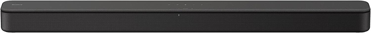 Sony S100F 2.0ch Soundbar with Bass Reflex Speaker Integrated Tweeter and Bluetooth HTS100F Compact Home Office Soundbar with Clear Sound Black