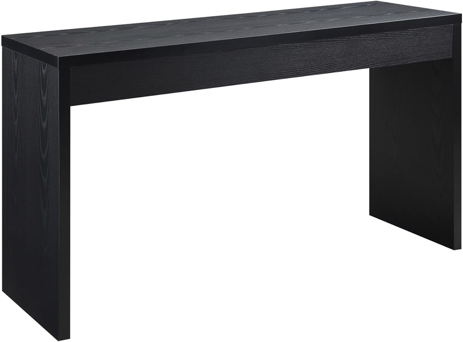 Black 48" Modern Console Table for Living Room Sofa and Entryway Hall Foyer Display