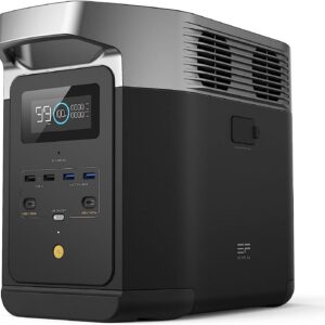 EF ECOFLOW Portable Power Station DELTA 2 1024Wh LiFePO4 Battery 1800W AC 100W USB-C Solar Generator for Home Backup Camping RVs
