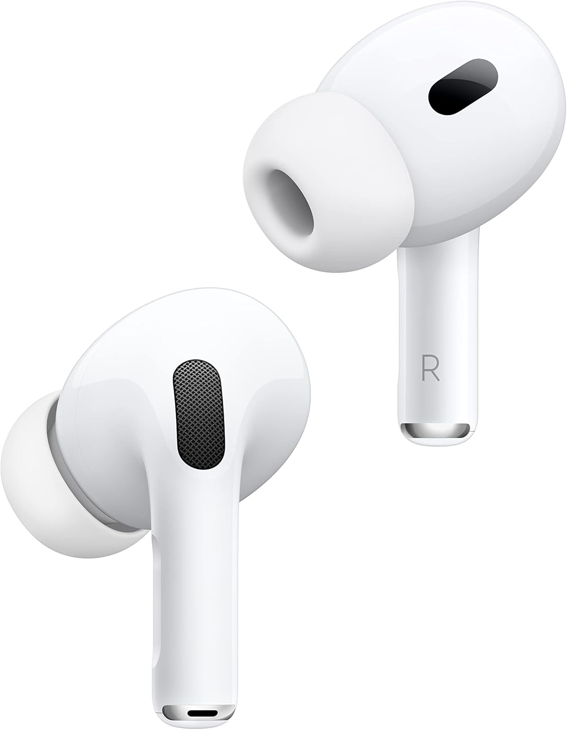 Apple AirPods Pro 2 Wireless Earbuds with Active Noise Cancellation, Hearing Aid Feature, Bluetooth, Transparency, Personalized Spatial Audio, High-Fidelity Sound, H2 Chip and USB-C Charging