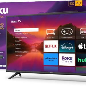 40-Inch 1080p Full HD Roku Smart TV with Roku Voice Remote and Customizable Home Screen
