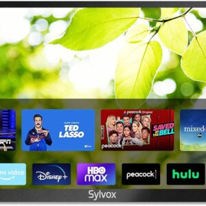 SYLVOX 75'' Outdoor Smart TV 4K UHD Ultra 2000NIT High Brightness HDR Waterproof TV with WiFi Bluetooth and Built-in Chromecast