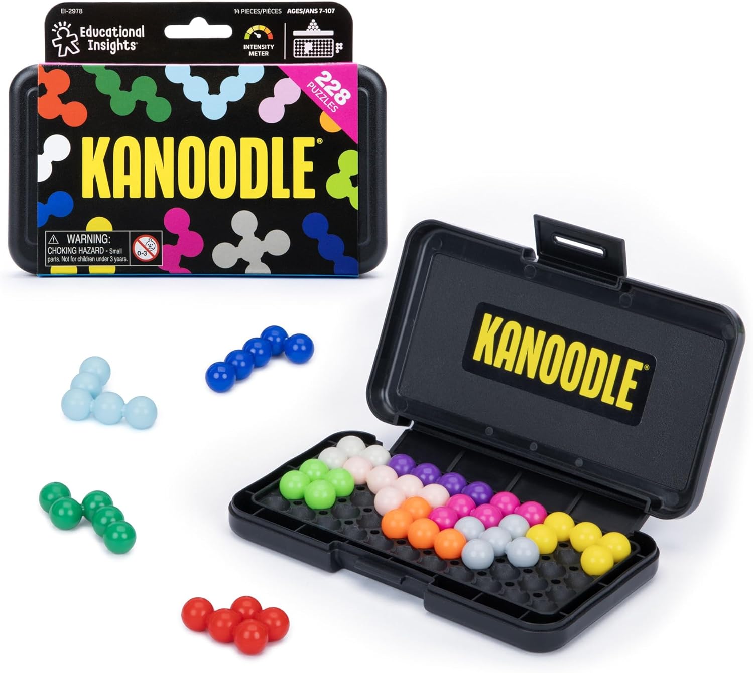 Kanoodle 3D Brain Teaser Puzzle Game for Kids Ages 7+ with 200 Challenges