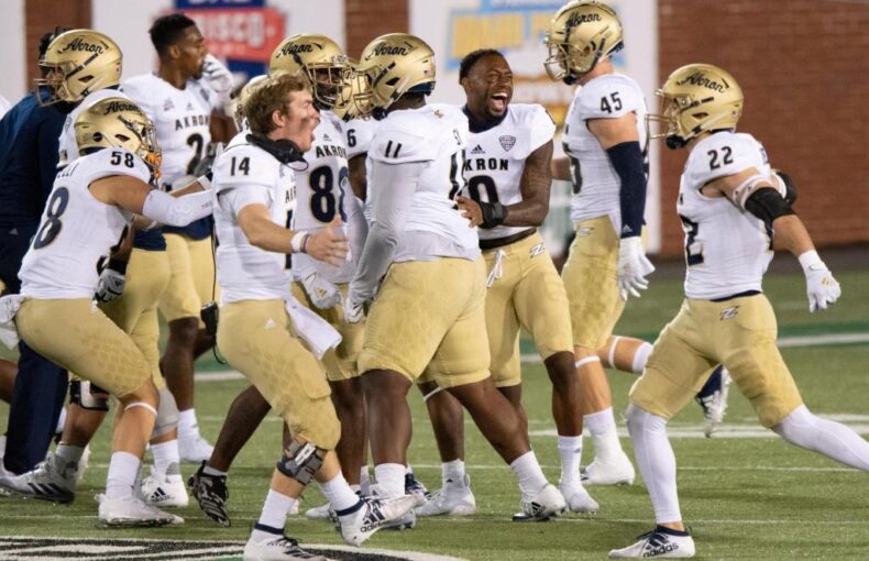 Akron Football Ineligible for Postseason Due to Low APR Scores