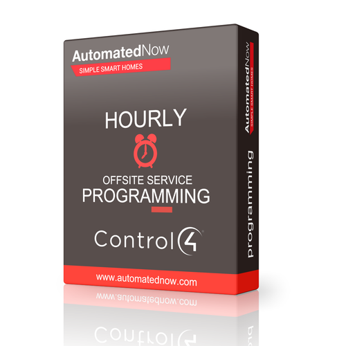 Control4 Certified Programming Services Hourly Rate