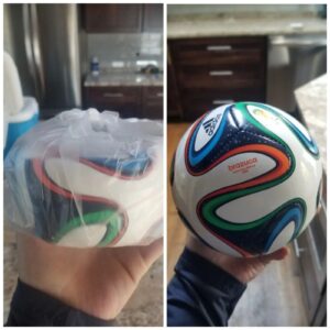 GENUINE Brazuca Mini Size 1 Soccer Football Ball Uninflated Brazil
