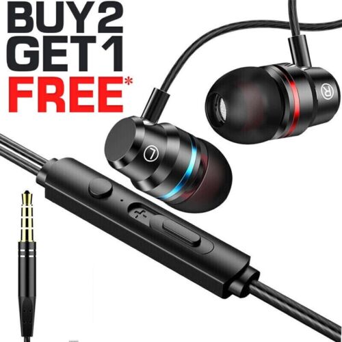 HIFI Bass Stereo Wired Earbuds Headset In-Ear Earphone Headphone with MIC 3.5mm