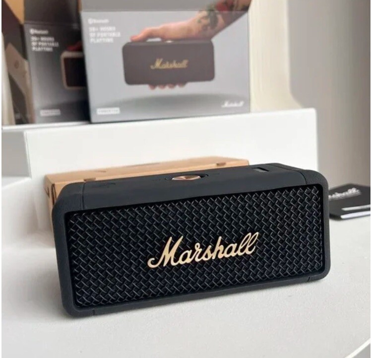 Marshall Emberton Portable Bluetooth Speaker Black Brass