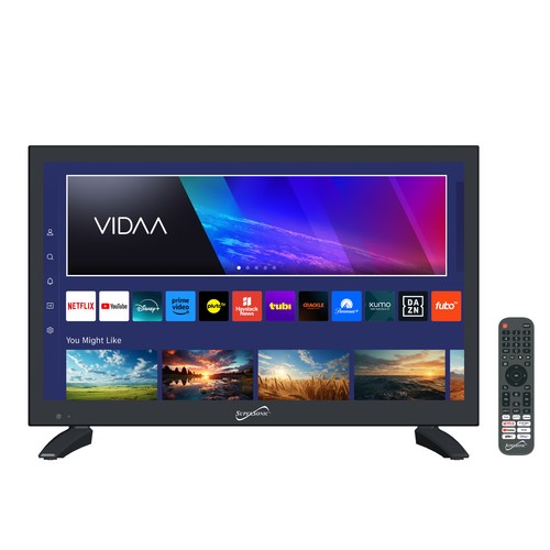 Supersonic 18.5 Inch 1080p Smart LED TV with WiFi, Built-in Speakers and 3X HDMI