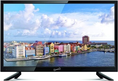Supersonic SC-1911 19-Inch 1080p LED Widescreen HDTV with HDMI Input AC DC Component TV