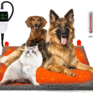 Waterproof Electric Heating Pad for Large Pets - Washable Dog and Cat Warmer Blanket Mat
