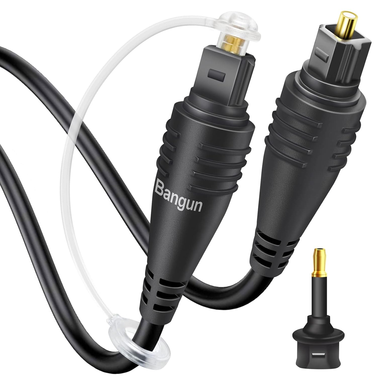 Short Optical Audio Cable 0.2m 7 Inch Slim Digital Toslink Fiber Optic Cable for Sound Bar TV