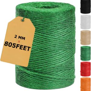 Green Garden Twine String for Tomato Climbing Plant Tie Floristry Arts Crafts Supplies Hanging Planter Basket Greenhouse Plant Accessories