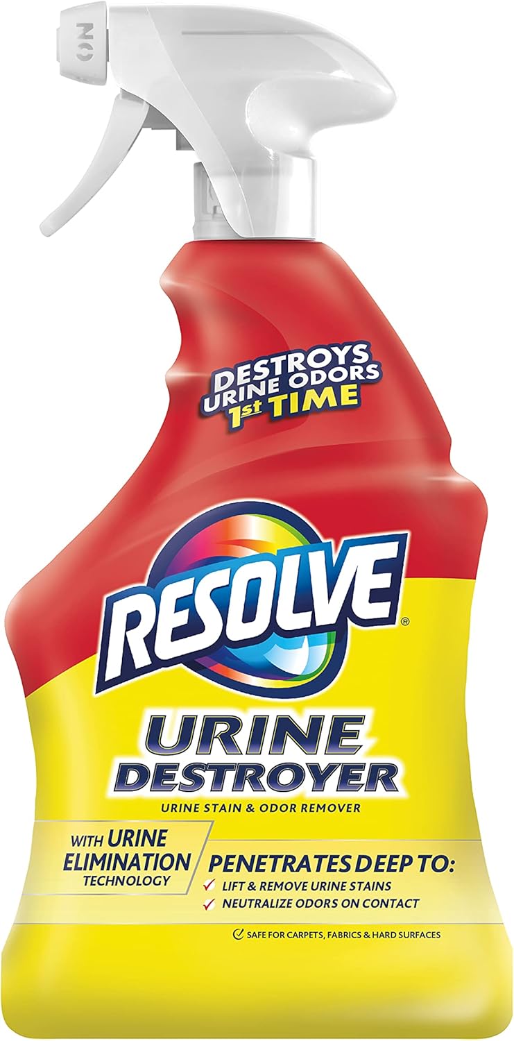 Pet Stain and Odor Remover Carpet Cleaner Solution for Cat and Dog Urine 32 Fl Oz Urine Destroyer Spray