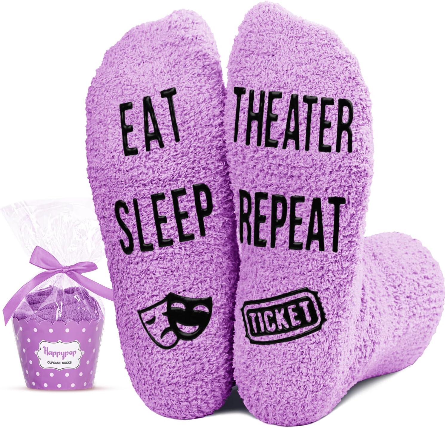 HAPPYPOP Anime Theater Movie Gifts Horror Broadway Theatre Socks for Women