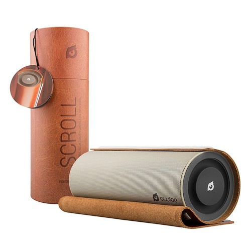 Owlee Scroll Premium Portable Bluetooth Wireless Speaker With Leather Case