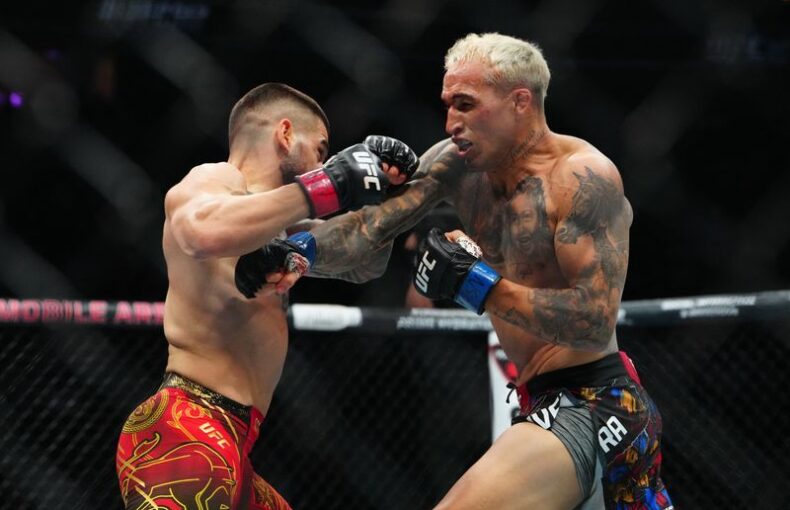 Topuria Knocks Out Oliveira to Win UFC Lightweight Title in Mixed Martial Arts