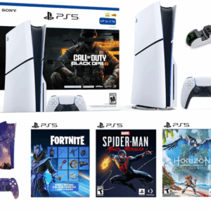 2024 Sony PlayStation 5 Disc Edition 3TB PS5 Console Holiday Bundle