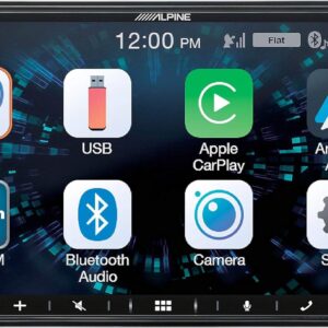 Alpine iLX-W650 7" Double DIN Touchscreen Digital Multimedia Receiver with Bluetooth, Apple CarPlay and Android Auto