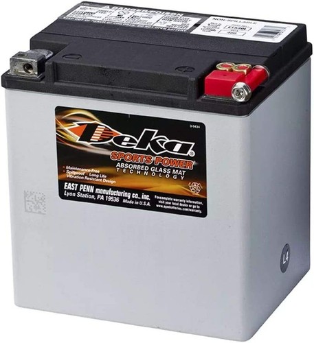 Deka ETX30L ETX30LA 12V 400 CCA Battery Replacement