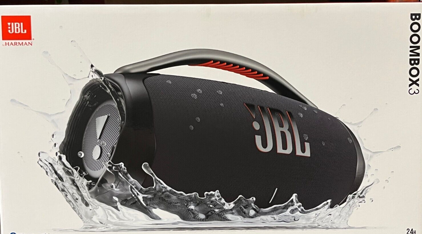 JBL Boombox 3 Portable Waterproof Bluetooth Speaker Black