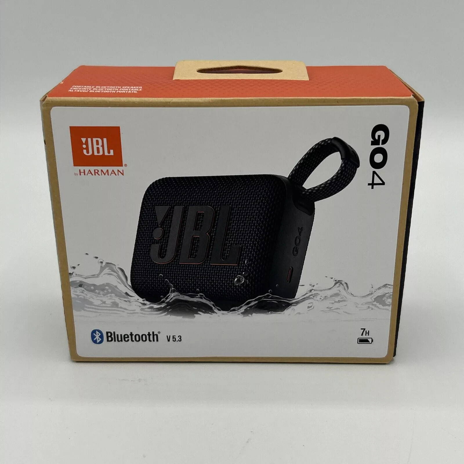 JBL GO4 Portable Waterproof Bluetooth Wireless Speaker Black