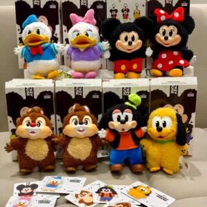 POP MART Mickey Family Cute Together Keychain Series Blind Box Figure