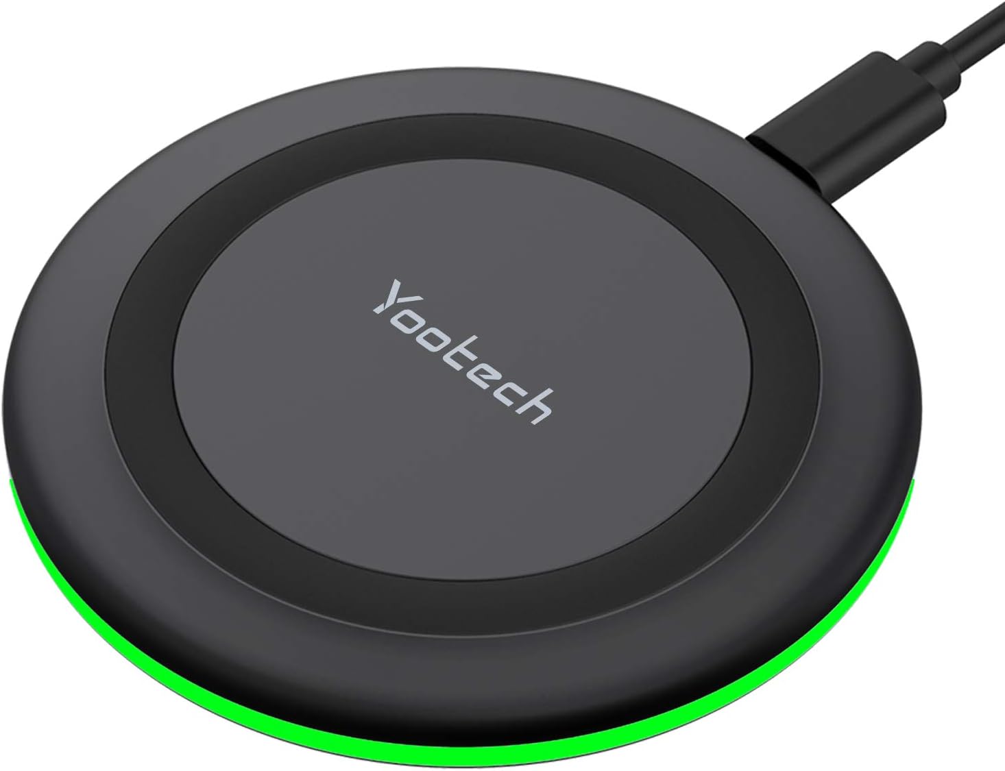 Yootech 10W Max Fast Wireless Charging Pad for iPhone 16 15 14 13 SE 12 11 X 8 and Samsung Galaxy S22 S21 S20 AirPods Pro 2